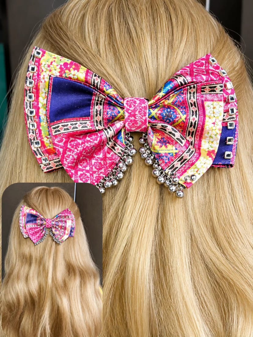 πΈ Navratri Hair Bow π