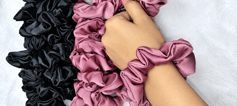 π Dusty Rose Pink Scrunchie πΈ